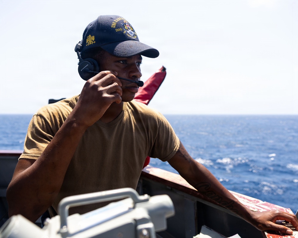 USS Rafael Peralta (DDG 115) Conducts Daily Operations
