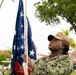 NSWC Corona Sailors conduct Morning Colors