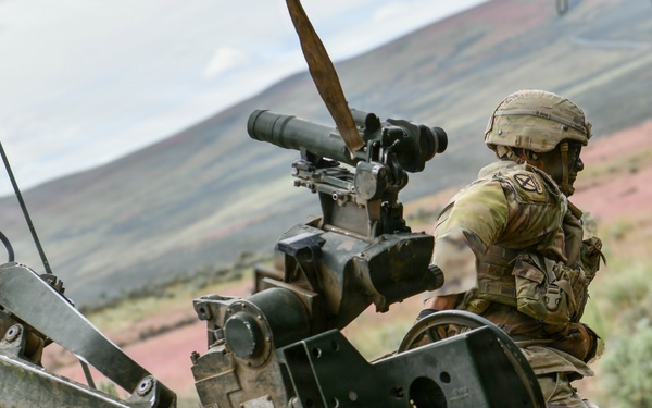M777A2 Howitzer live fire training operation with 7th infantry Division during Exercise Tiger Balm 2026