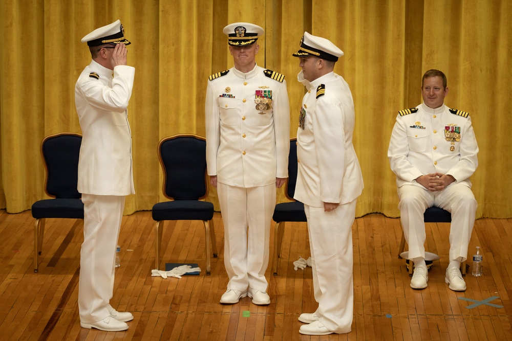 PNSY Hold Change of Command Ceremony for USS North Dakota (784)