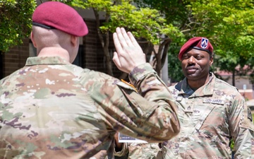 Staff Sergeant Yarde Reenlistment