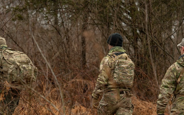 148th Air Support Operations Squadron TACP Airmen Conduct Field Reconnaissance Exercise
