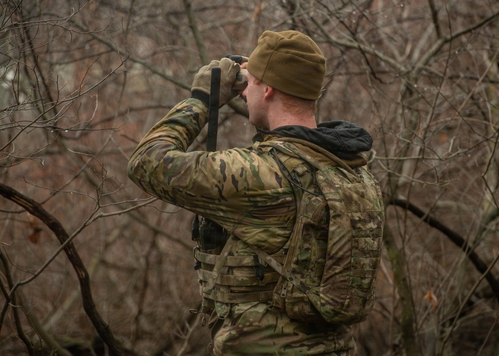 148th Air Support Operations Squadron TACP Airmen Conduct Field Reconnaissance Exercise