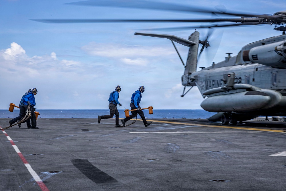 USS Iwo Jima Conducts Flight Operations