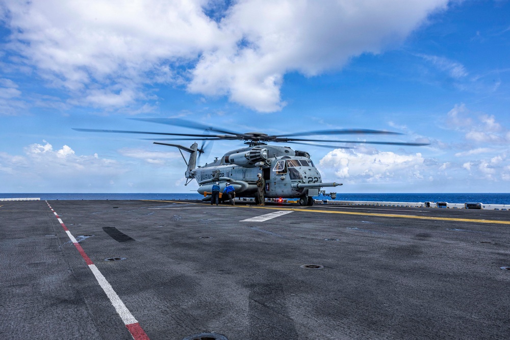 USS Iwo Jima Conducts Flight Operations