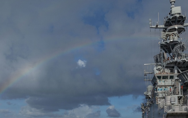USS Iwo Jima Transits the Caribbean Sea