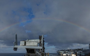 USS Iwo Jima Transits the Caribbean Sea