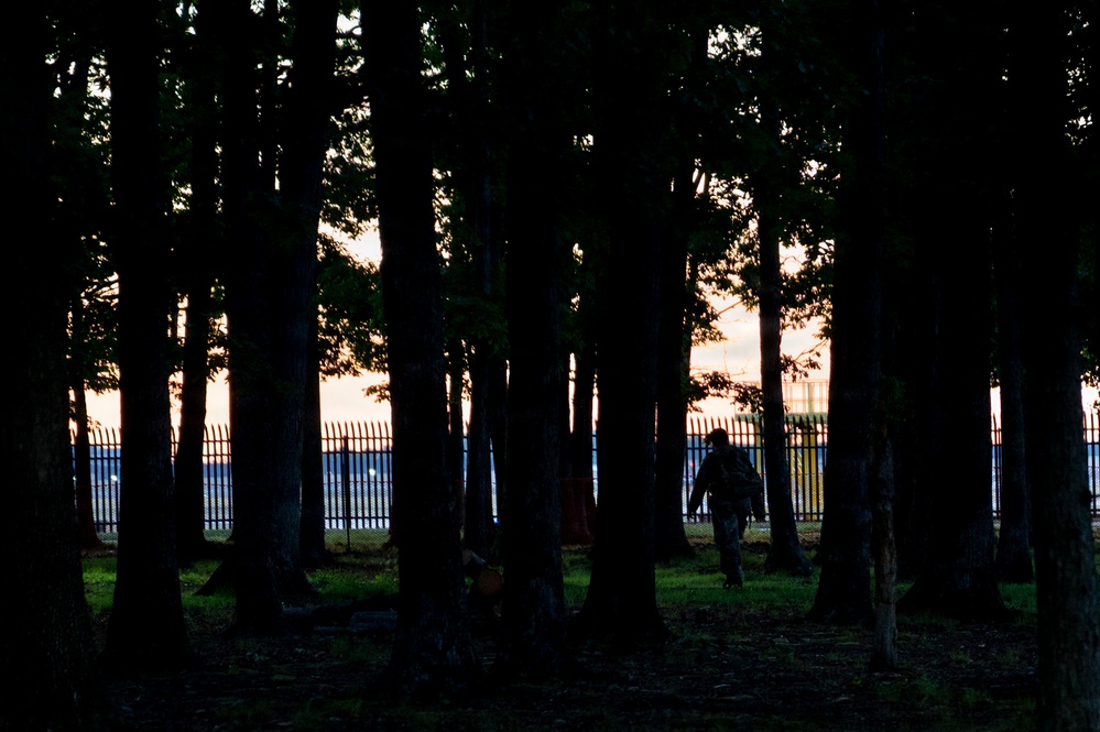 Security Forces Airmen honor their fallen