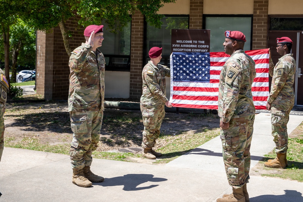 Staff Sgt. Yarde reenlistment