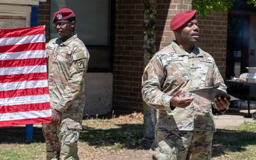 Staff Sgt. Yarde reenlistment