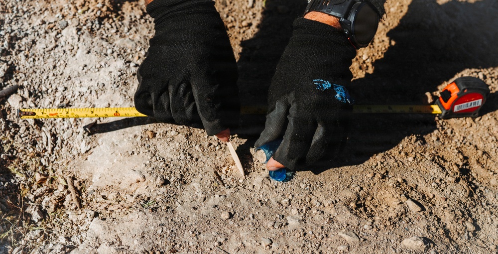 EOD Technicians Conduct a Post-Blast Assessment Drill