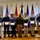 Future Soldiers pose following oath of enlistment
