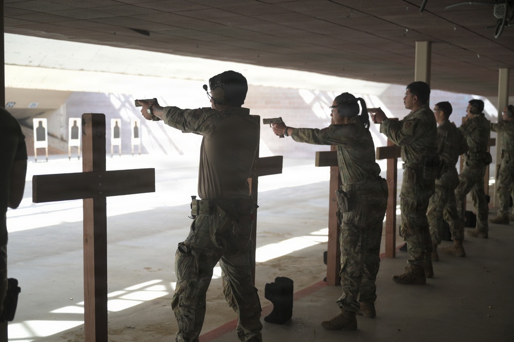 Police Week shooting competition at Kirtland Air Force Base