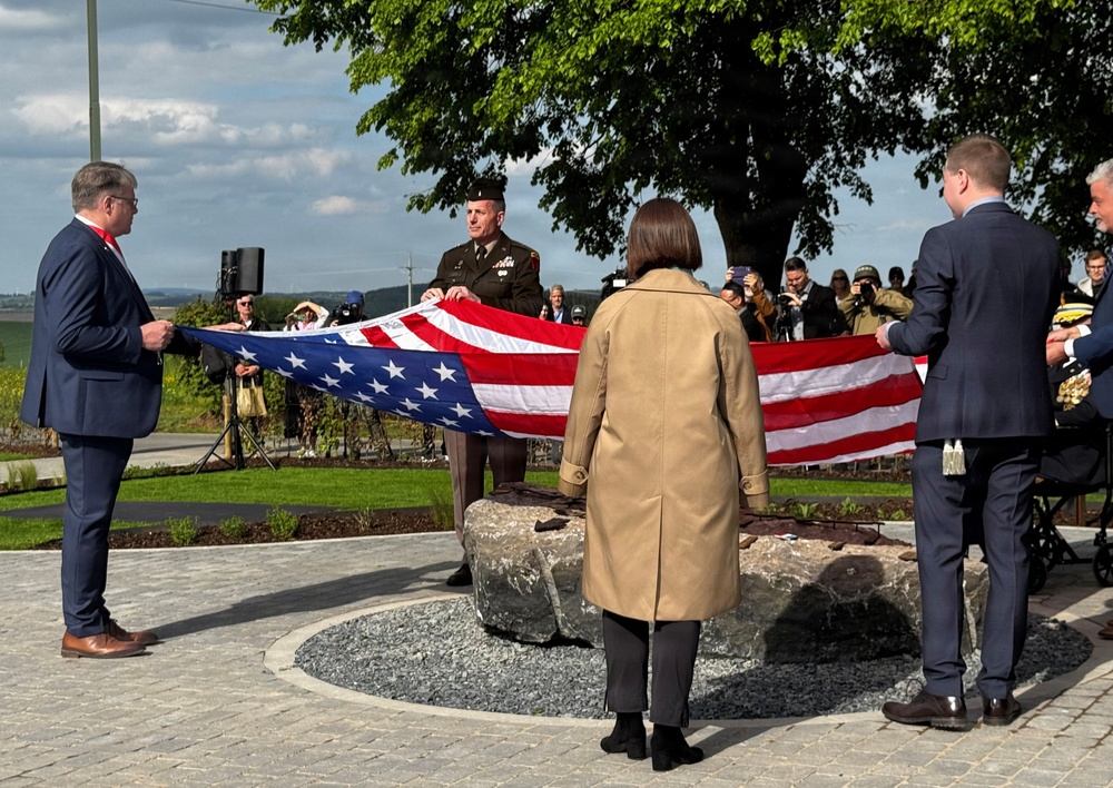 A Monument to the 28th Infantry Division in Luxembourg