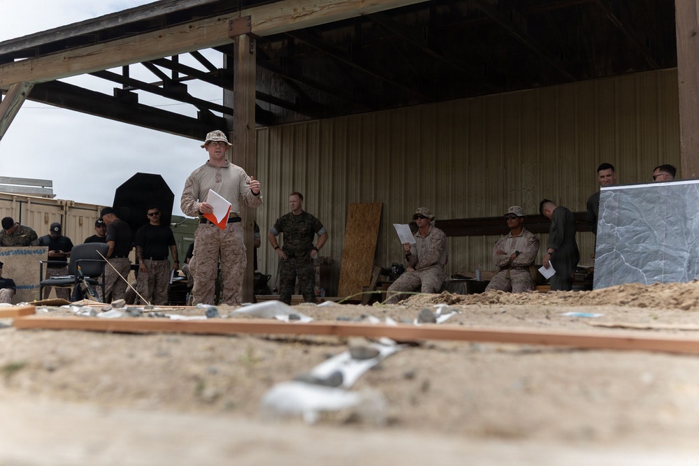 Marines with V2/5 conduct EOTG Vertical Assault Course