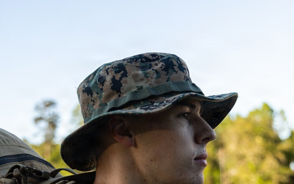 26th MEU Command Element conducts six-mile conditioning hike