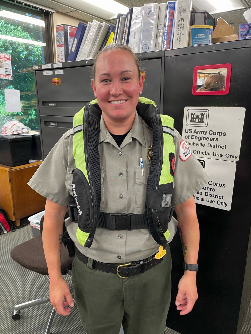 Nashville District employees don life jackets for public safety campaign