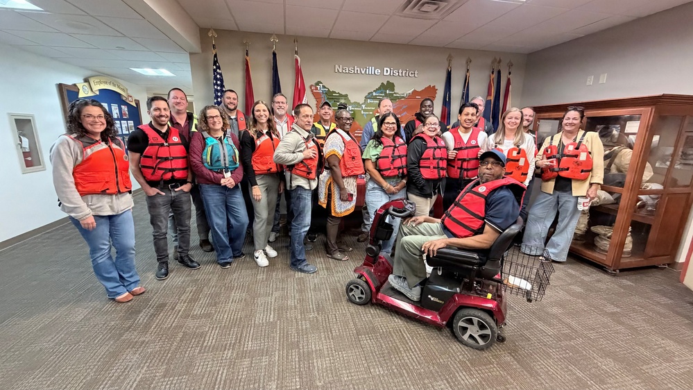 Nashville District employees don life jackets for public safety campaign