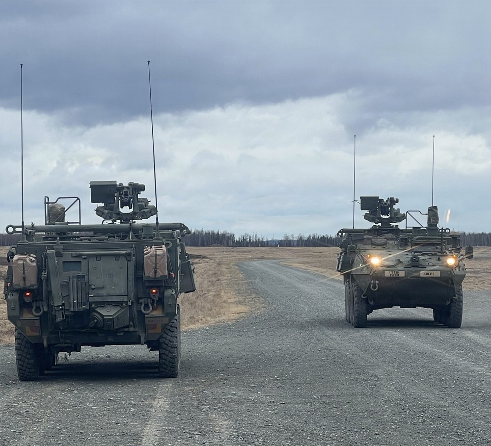 Stryker Crews Qualify During Arctic Gunnery