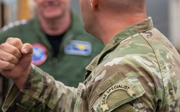 15th Operational Support Squadron conduct SERE training for INDOPACOM visit