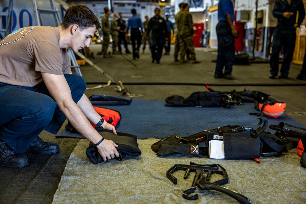 USS Iwo Jima Conducts Daily Operations