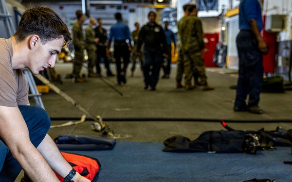 USS Iwo Jima Conducts Daily Operations