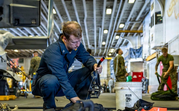 USS Iwo Jima Conducts Daily Operations