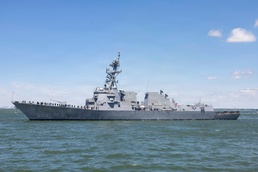 USS Ted Stevens (DDG 128) Arrives in Norfolk