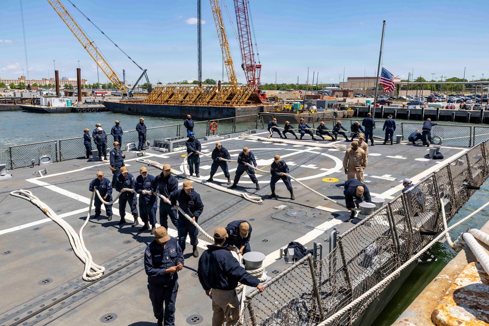 USS Ted Stevens (DDG 128) Arrives in Norfolk