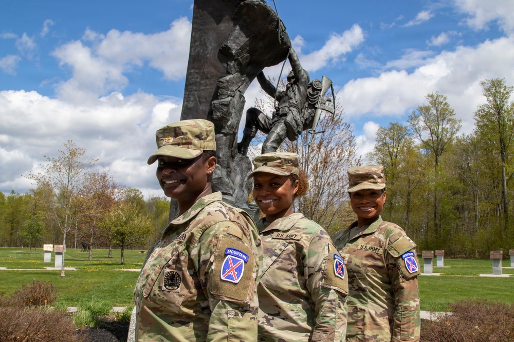 A rare family legacy: three Tilley sisters serving together in the 10th Mountain Division
