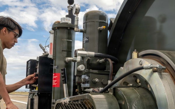 "Mission ready: 60th CES partners with Navy to test mobile aircraft arresting system”