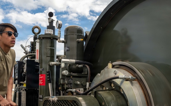 "Mission ready: 60th CES partners with Navy to test mobile aircraft arresting system”