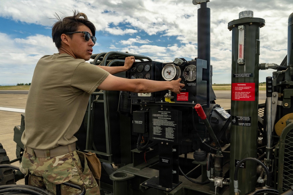 "Mission ready: 60th CES partners with Navy to test mobile aircraft arresting system”