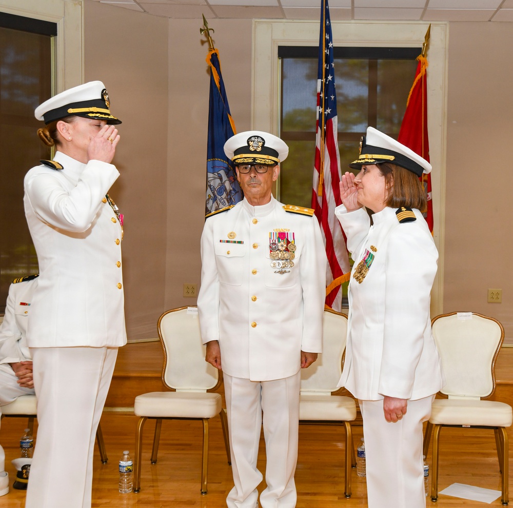 Dabelić transfers directorship of Naval Medical Center Camp Lejeune and command of Navy Medicine Readiness and Training Command Camp Lejeune to Stewart
