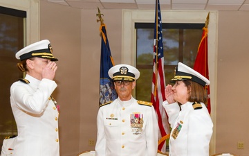 Dabelić transfers directorship of Naval Medical Center Camp Lejeune and command of Navy Medicine Readiness and Training Command Camp Lejeune to Stewart