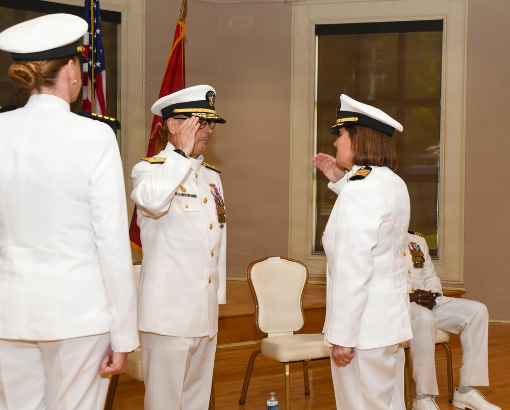 Dabelić transfers directorship of Naval Medical Center Camp Lejeune and command of Navy Medicine Readiness and Training Command Camp Lejeune to Stewart