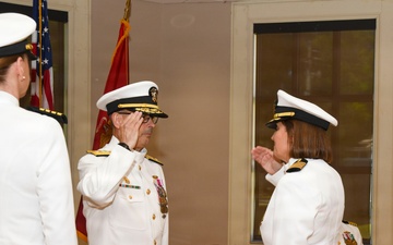 Dabelić transfers directorship of Naval Medical Center Camp Lejeune and command of Navy Medicine Readiness and Training Command Camp Lejeune to Stewart