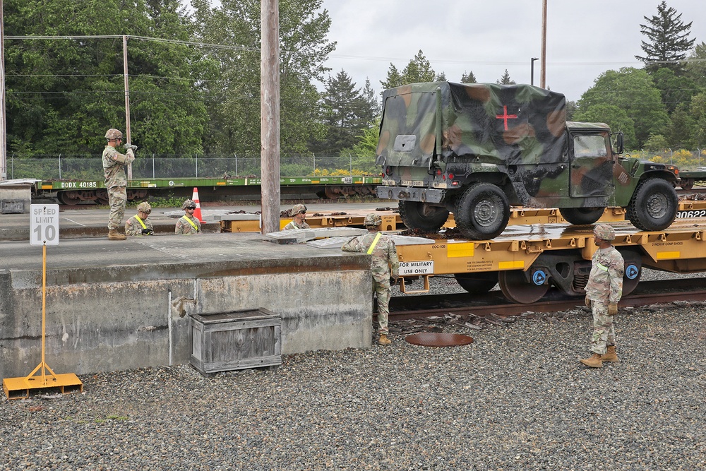 593d CSC Leads Rail Load Operations Training