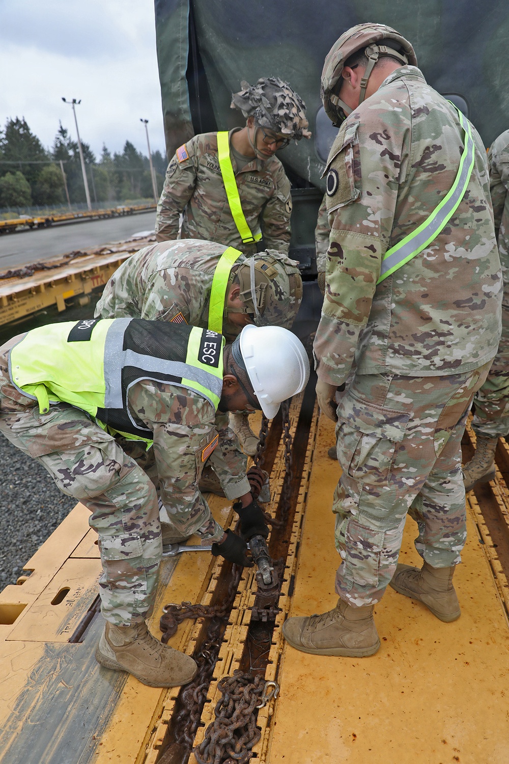 593d CSC Leads Rail Load Operations Training