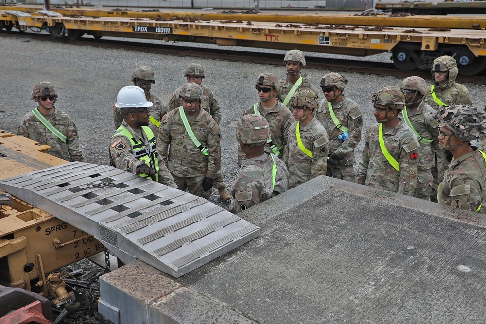 593d CSC Leads Rail Load Operations Training