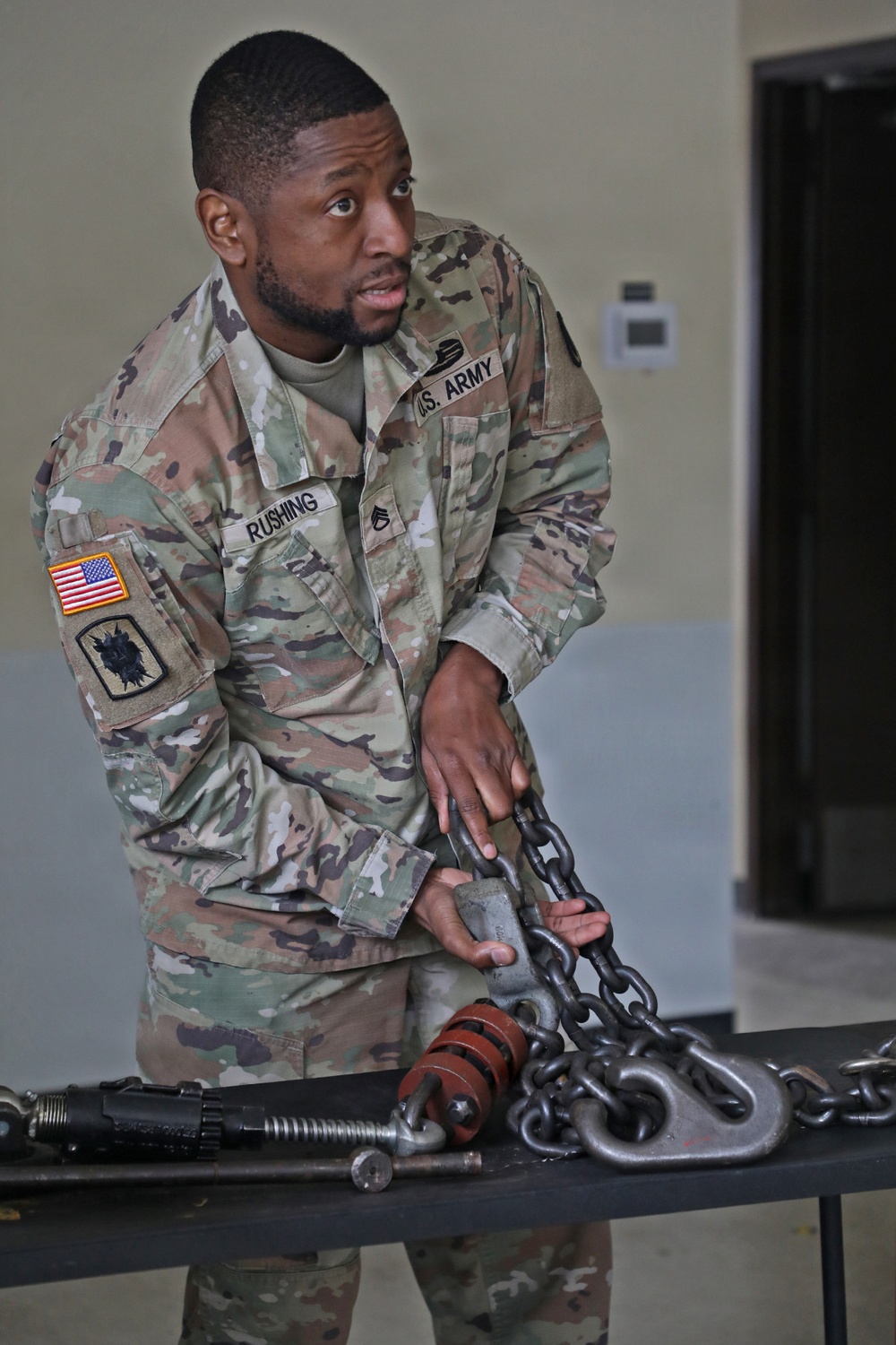 593d CSC Leads Rail Load Operations Training