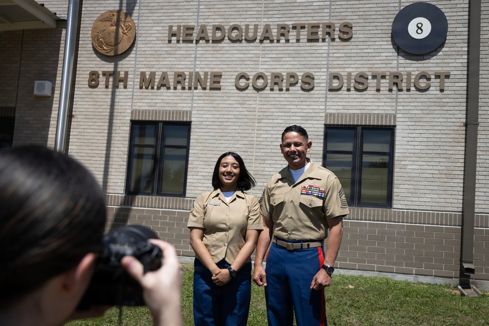 SMMC Ruiz visits 8th Marine Corps District