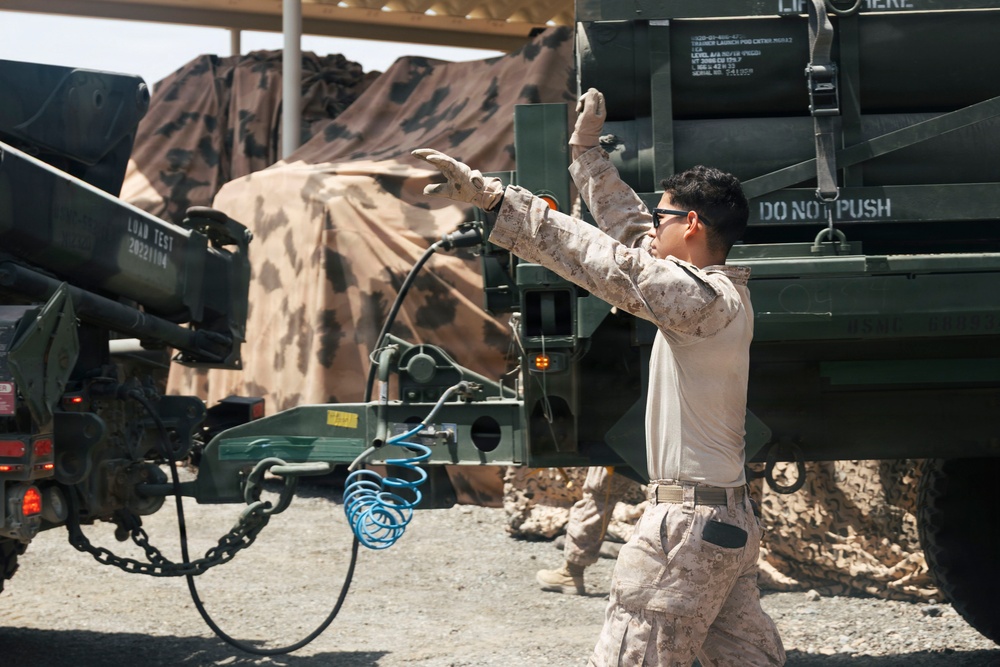 U.S. Marines and Sailors conduct joint refueling operations alongside Army Reserve Soldiers