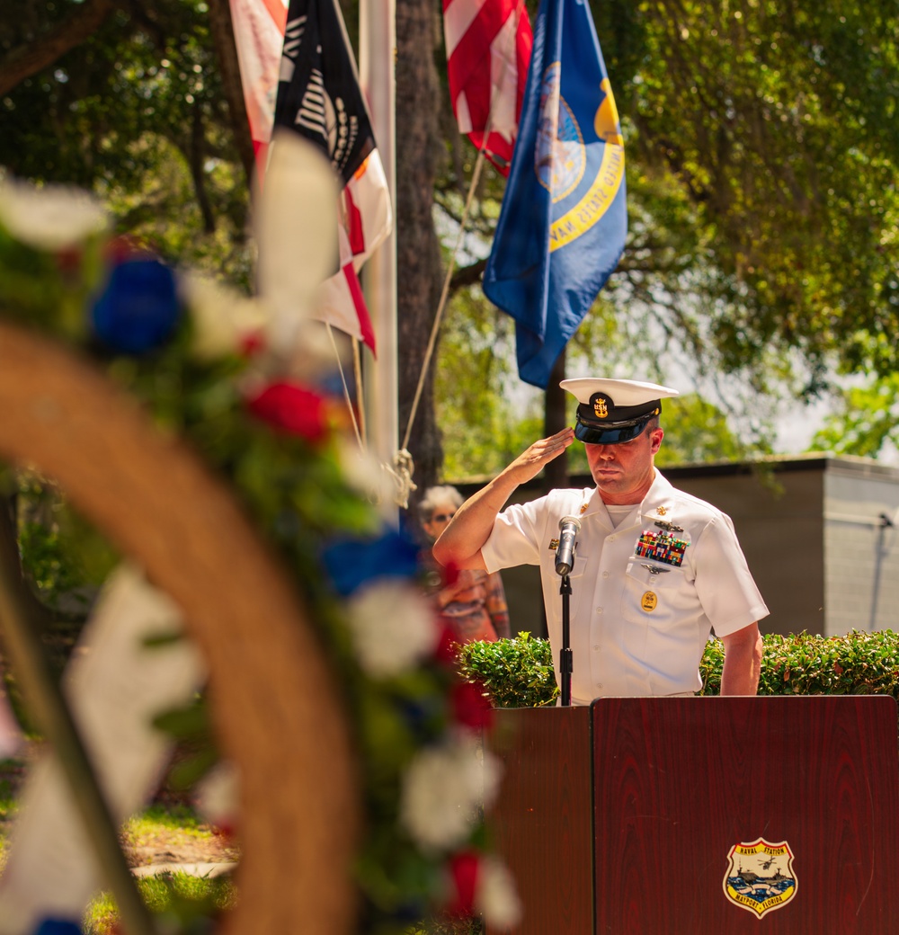 Naval Station Mayport Holds 39th Annual Memorial for the USS Stark (FFG 31)