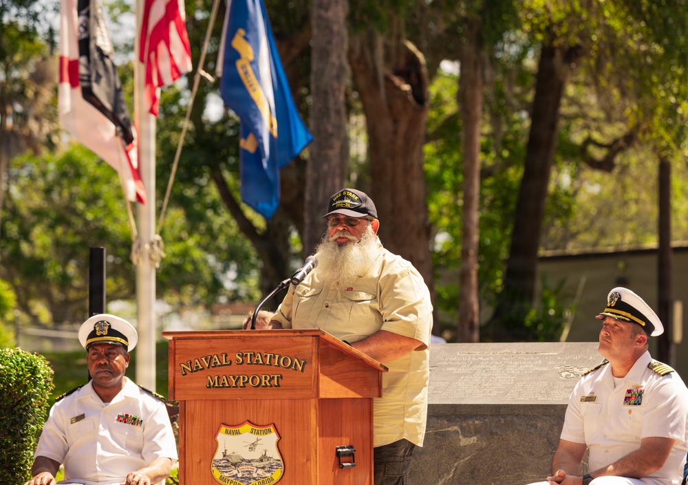 Naval Station Mayport Holds 39th Annual Memorial for the USS Stark (FFG 31)