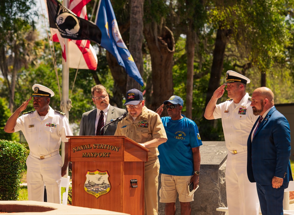 Naval Station Mayport Holds 39th Annual Memorial for the USS Stark (FFG 31)