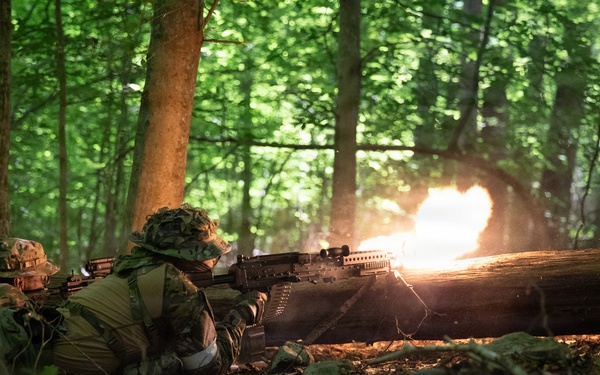 1-150th Calvary Regiment trains infantry skills during annual training