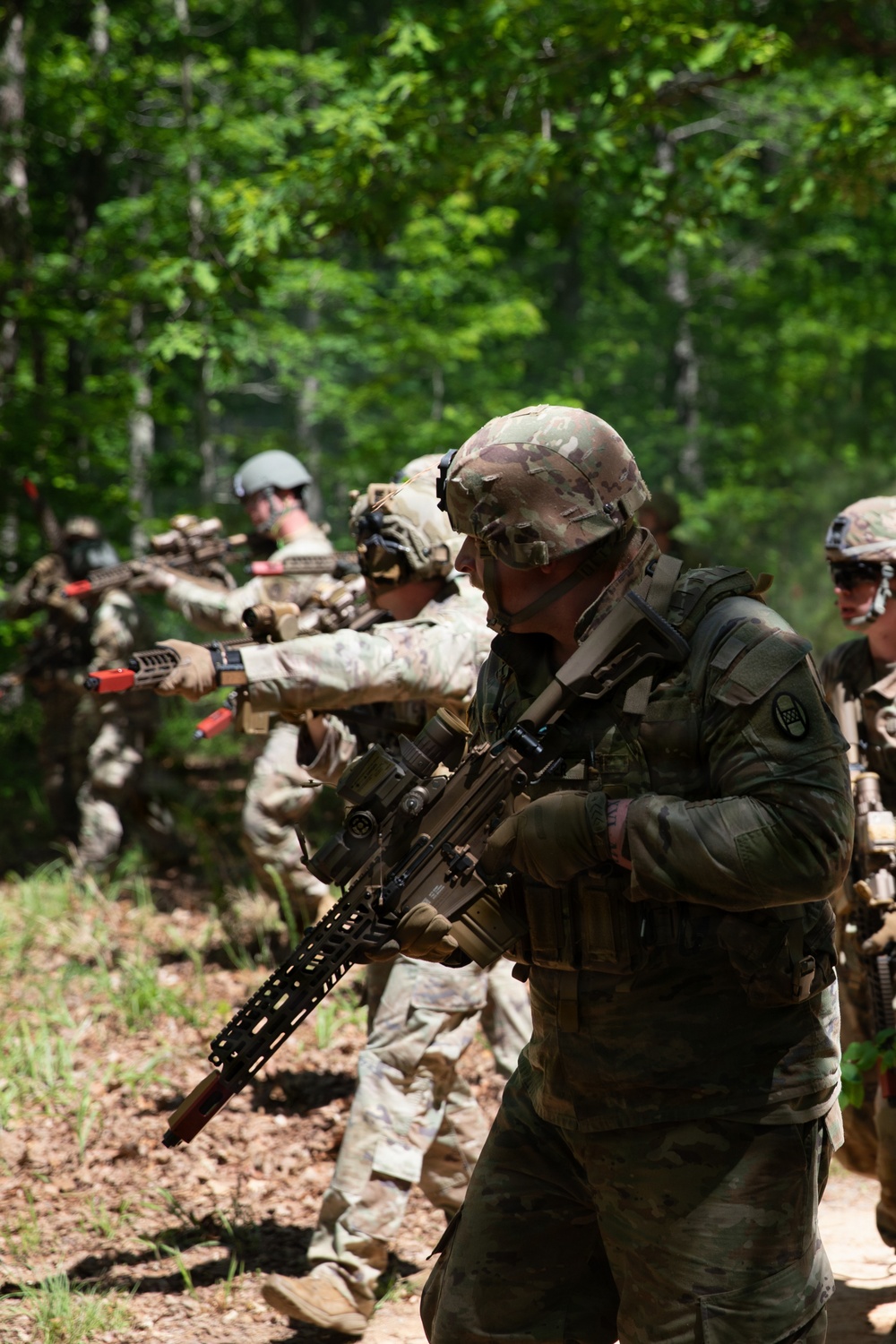 1-150th Calvary Regiment trains infantry skills during annual training