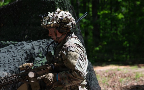 1-150th Calvary Regiment trains infantry skills during annual training