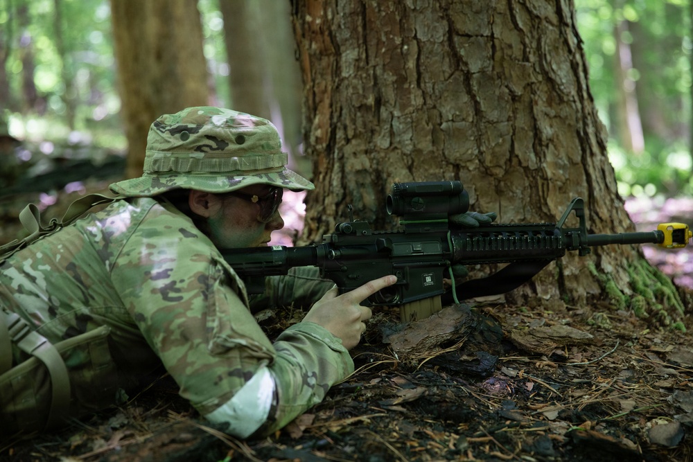1-150th Calvary Regiment trains infantry skills during annual training
